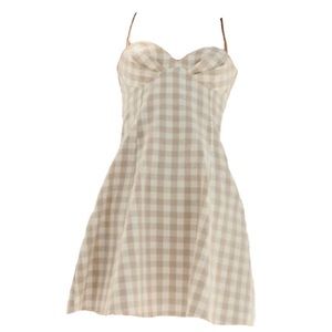 NWT Zara Gingham Dress